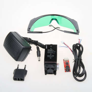 VIGOTEC 15W New Laser Module DIY Kit 450nm Professional Continuous Laser Cutting Engraving Module Bl
