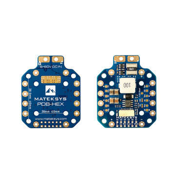 Matek Systems PDB-HEX 12S 2-12S PDB Power Distribution Board 6~60V DC 5A 5V/9V/12V for RC Drone FPV