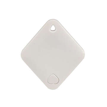 Mini Anti Lost GPS Tracer Alarm Wallet Key Finder Smart Tag Bluetooth GPS Locator ... (COLOR: WHITE)