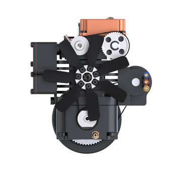 Toyan FS-S100A RC Engine DIY Kit Four-Stroke Methanol Engine Kit with Base and All Start Kits for 1: