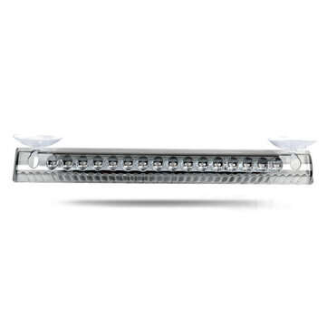 Car LED RGB 16 Color Solar Remote Control Warning Emergency Strobe Light  Anti-tailing 12V 8W