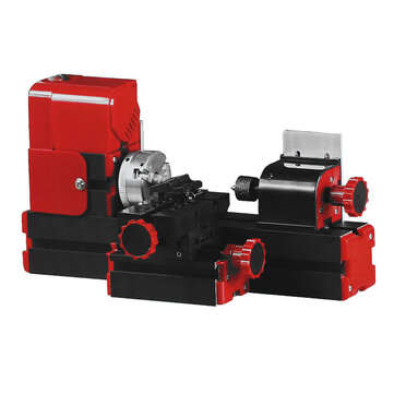 Raitool 8 In 1 Mini Multipurpose Machine DIY Woodwork Model Making Tool Lathe Milling MachineKit