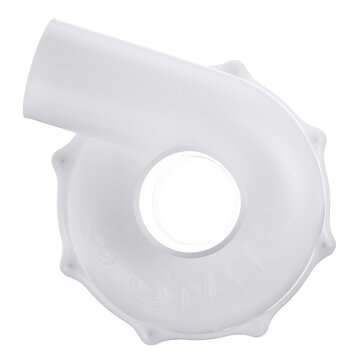 DIY White SN50T6 Turbocharged Cyclone Dust Collector Cyclone Separator Industrail Vaccum Cleaner Fil