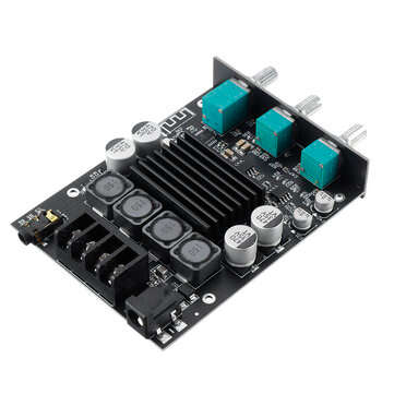 ZK-1002T 100W*2 High and Bass Adjustment bluetooth 5.0 Audio Power Amplifier Board Module Subwoofer