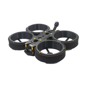 STAc 153mm Wheelbase 3 Inch 3K Carbon Fiber Duct Frame Kit Compatible DJI... (VERSION: DJIHDVERSION)