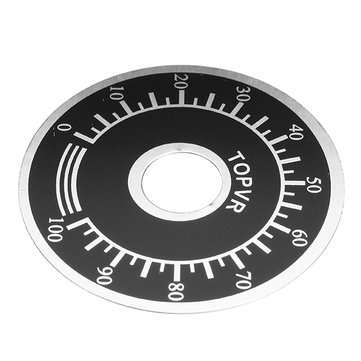 10pcs 0-100 Potentiometer Knob Scale Digital Dial Scale For 3590S RV24 WXD3 534 354 7286