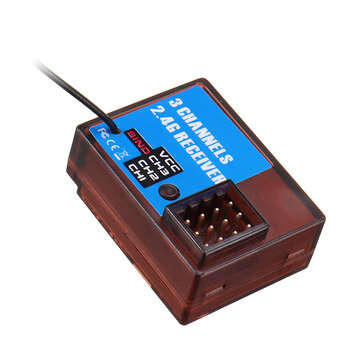 JLB Cheetah 11011 21101 J3 1/10 RC Spare 2.4G 3CH Receiver for EC1009 Remote Control Parts