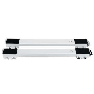 Adjustable Trolley Roller Stand Universal Washing Machine Heavy Appliance Wheel (COLOR: WHITE)