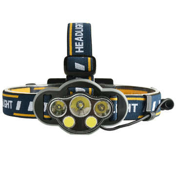 XANES 2606-5 18650 Battery USB Rechargeable Bike Bicycle Headlamp Camping Flashlight Cycling