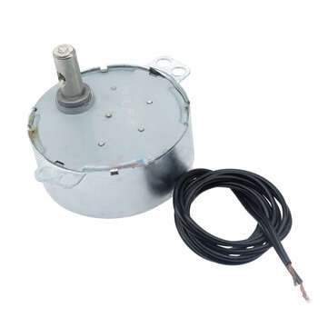 TYC-50 AC 100-120V /DC 12V 50/60Hz Synchron Motor 5-6RPM Robust Drehmoment 4W CW/CCW