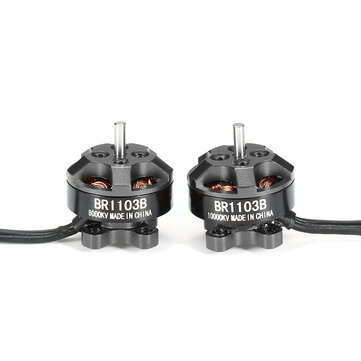 Racerstar Racing Edition 1103 BR1103B 8000KV 10000KV 1-3S Brushless Motor Black For... (KV: 10000KV)