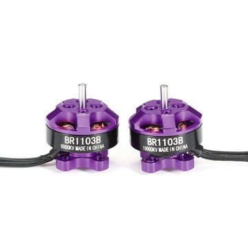 Racerstar Racing Edition 1103 BR1103B 8000KV 10000KV 1-3S Brushless Motor Purple fo... (KV: 10000KV)
