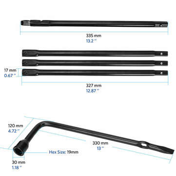Spare Tire Jack Tool Kit Lug Wrench Extension For Ford Ranger Explorer Sport Trac