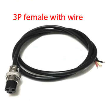 GX16 Aviation Plug Socket Connector 2P3P5P Pin Electric Scooter eBike Charger Plug Cable (TYPE: #5)