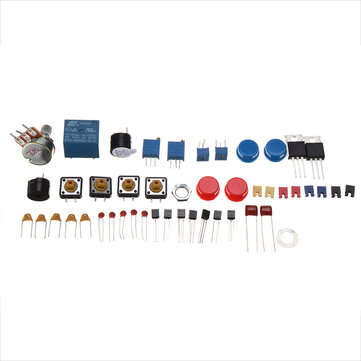 KW Electronic Components Base Kit with 17 Classes Breadboard Components Set Geekcreit for Arduino -