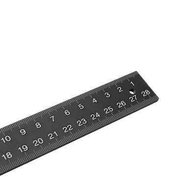 Multifunction Woodworking Scriber Gauge Aluminum Steel Measuring Marking Framing Ruler Tool for Carp
