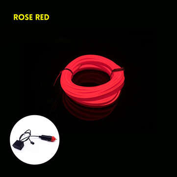 12V Cold Lights Flexible Neon Light 1/2/3/5 meters Strip Atmosphere De... (LENGTH: 2M | COLOR.: RED)