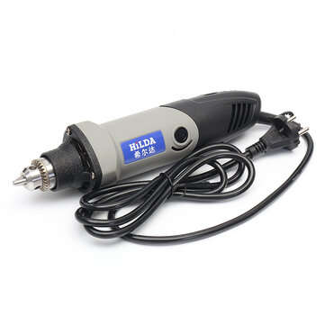 HILDA JD3321C 220V 400W Variable Speed Electric Drill with 76Pcs Accessories Electric Grinder Rotary