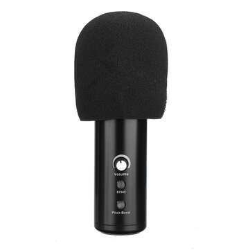 U18 USB Condenser Microphone with 4 Voice Changes and Echos Changes