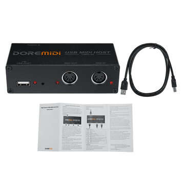 DOREMiDi High-Speed USB MIDI Interfaces Host Box MIDI Host USB to MIDI Converter