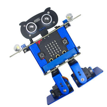 Xiao R HappyBot Microbit Smart Programmable Obstacle Avoidance APP/Stick Control RC Dancing Robot