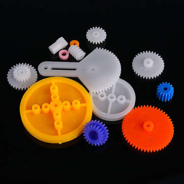 78pcs Plastic Motor Gear Kit DIY Gear Assortment Accessories Set With Various Gear And Axle Belt Bus