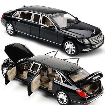 1:32 S600 Limousine Diecast Metal Car Model 20.5 x 7.5 x 5cm Car in Box Black