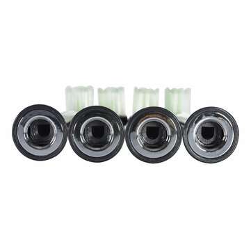 4Pcs Replacement Toothbrush Heads for Philips Sonicare Diamond Clean BLACK Toothbrush Heads for Phil