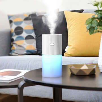 Qualitell USB Portable Humidifier Mini Desktop Humidifier Night Light