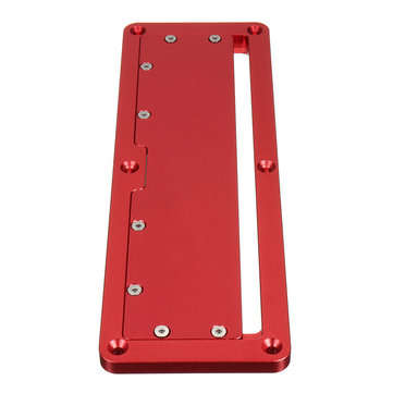 Electric Circular Saw Flip Cover Plate Adjustable Aluminium Surface Embedded Insert Plate For Table