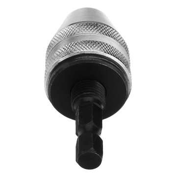 Drillpro 0.5-8mm Keyless Chuck 3 Jaw Drill Adapter 1/4 Inch Hex Shank Nickel Plating Drill Chuck