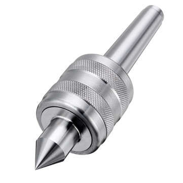 MT2 0.02 Inch CNC Precision Steel Lathe Live Center Taper Tool Triple Bearing