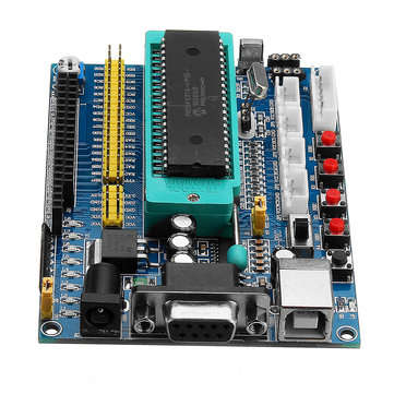 DC 12V PIC16F877A PIC Minimum System Development Board Emulator JTAG ICSP Program Minimum System Mic