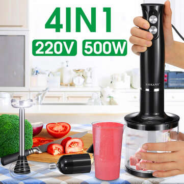 Sokany WK-1710 Four in One Meat Grinder 220V 500W Food Supplement Shredder Multifunctional for Juice