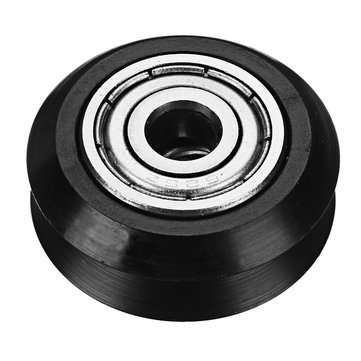 5mm POM Black Idler V Type Wheel Wheels CNC Engraving Millling Machine Accessories