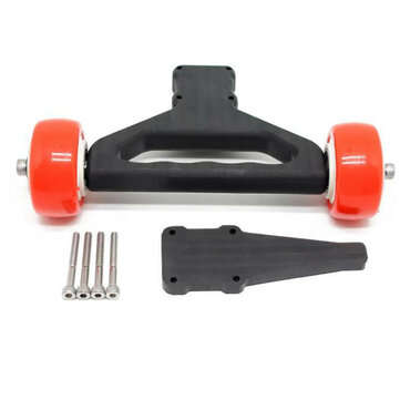 Upgraded Wheelie Bar Head-UP Wheel for ARRMR 8S KRATON OUTCAST 1/5 RC Car Vehicles M... (COLOR: RED)