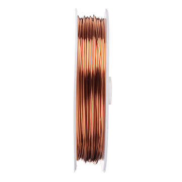 25m Enameled Copper Wire Coil Magnet Winding Wire Welding Cable Roll (DIAMETER: 0.8MM)