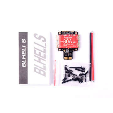 30.5x30.5mm Racerstar StarF4S 30A Blheli_S Dshot 4in1 Brushless ESC AIO F4 OSD Flight Controller w/