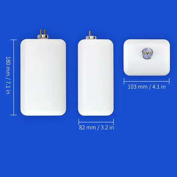 HSD 1400CC RC Oil Box Fuel Tank Kit RC Airplane Spare Part for Petrol Gasoline RC Drone Airplane Air