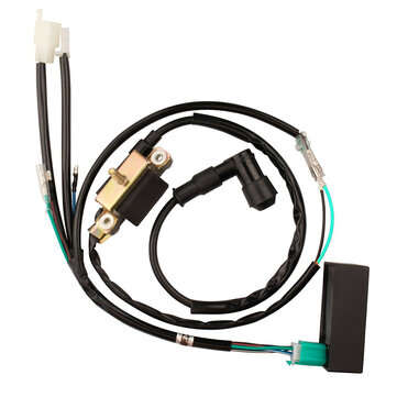 3PCS DC CDI Ignition Coil Wiring Loom Harness For GY6 50 90 110 CC Go Kart ATV