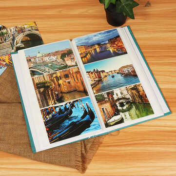 6 Inch 300 Pocket Photo Album Film Storage Case Memory Album Book Home Decoration Gift Pattern Rando