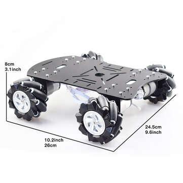 MOEBIUS Mecanum Wheel Car Chassis Universal Wheel DIY Programming Car Chassis