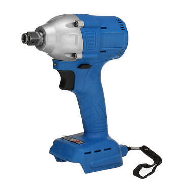18V Cordless Rechargeable Electric Impact Wrench Driver Brushless Woodwork For ... (COLOR: DARKBLUE)