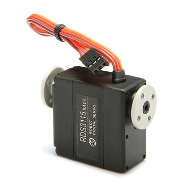 DSServo RDS3115MG 15KG Large Torque 180 Degree Biaxial Digital Servo for RC Robot