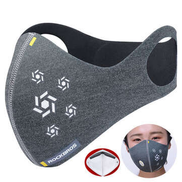 ROCKBROS Sport Outdoor Bike Cycling Breathable Waterproof PM 2.5 Protection Mask Ant... (STYLE2: 04)