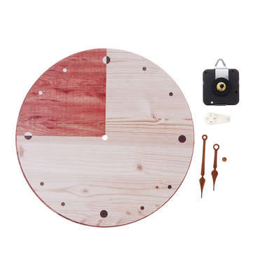 11`` Retro Round Wooden Wall Clock DIY Digital Round Room Home Office Bar Decor