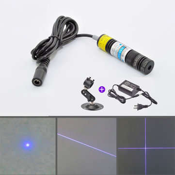 MTOLASER 80mW 405nm Blue-violet Cross Laser Module Generator Variable Focus Industrial Marking Posit