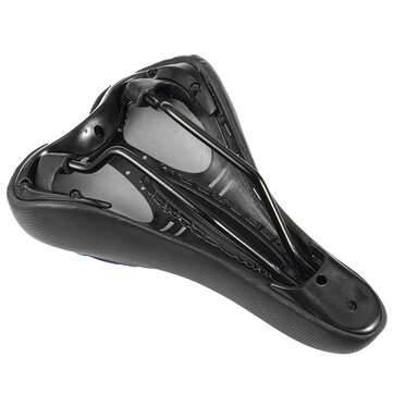 BIKIGHT Silicone Waterproof Breathable Double Spring Shock absorption Bike Saddles Universal Bicycle