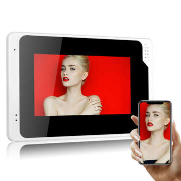 Ennio 701MEID11 Tuya APP Remote Unlock Visual Intercom 7 Inch 1080P Monitor Wifi Video Doorbell Door
