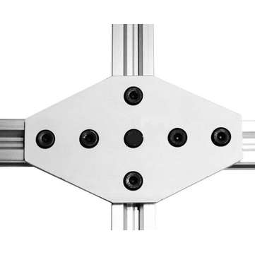Machifit Aluminum 7 Holes Join Plate Corner Bracket for 2020 V-slot Aluminum Extrusions Profiles CNC